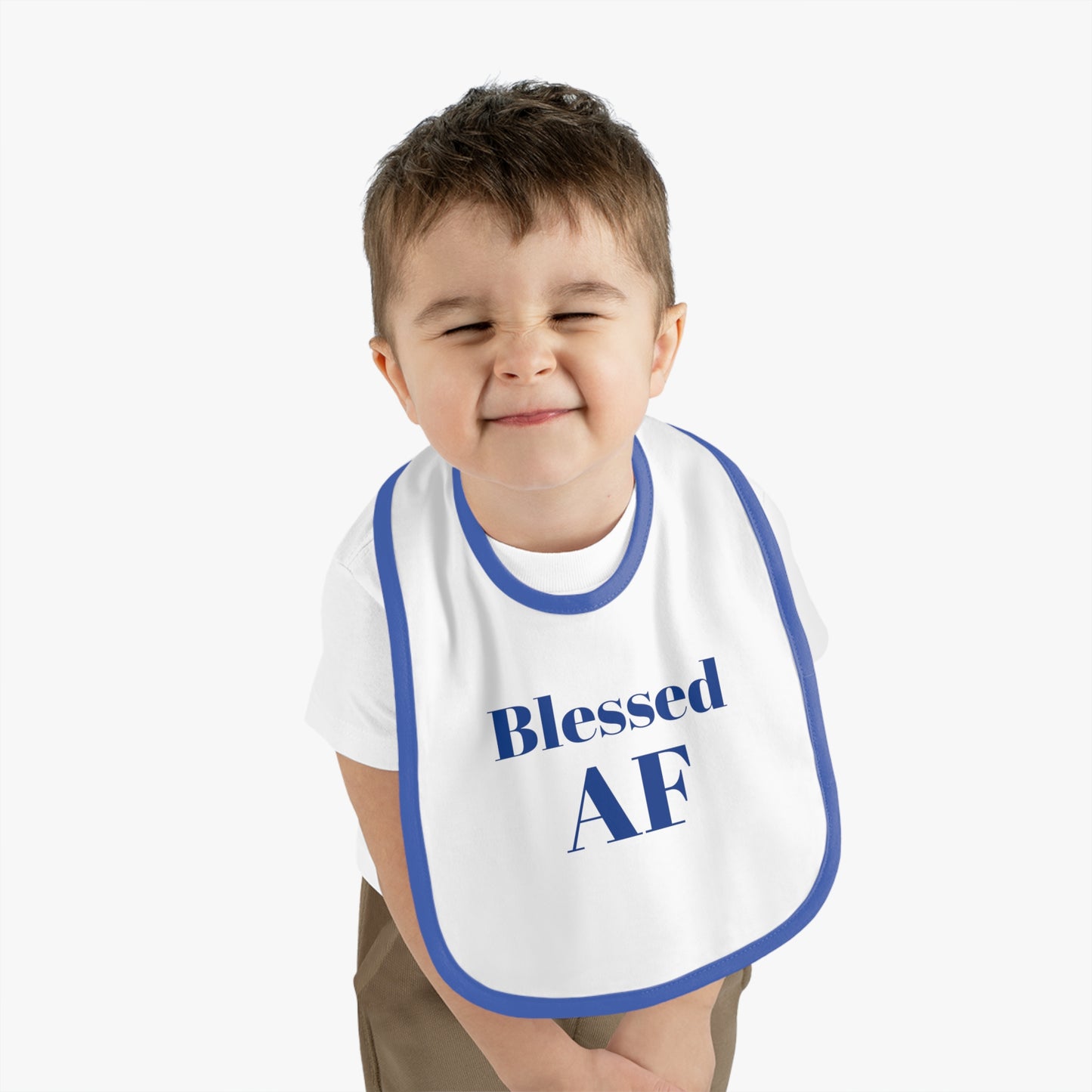 Blessed AF Baby Bib