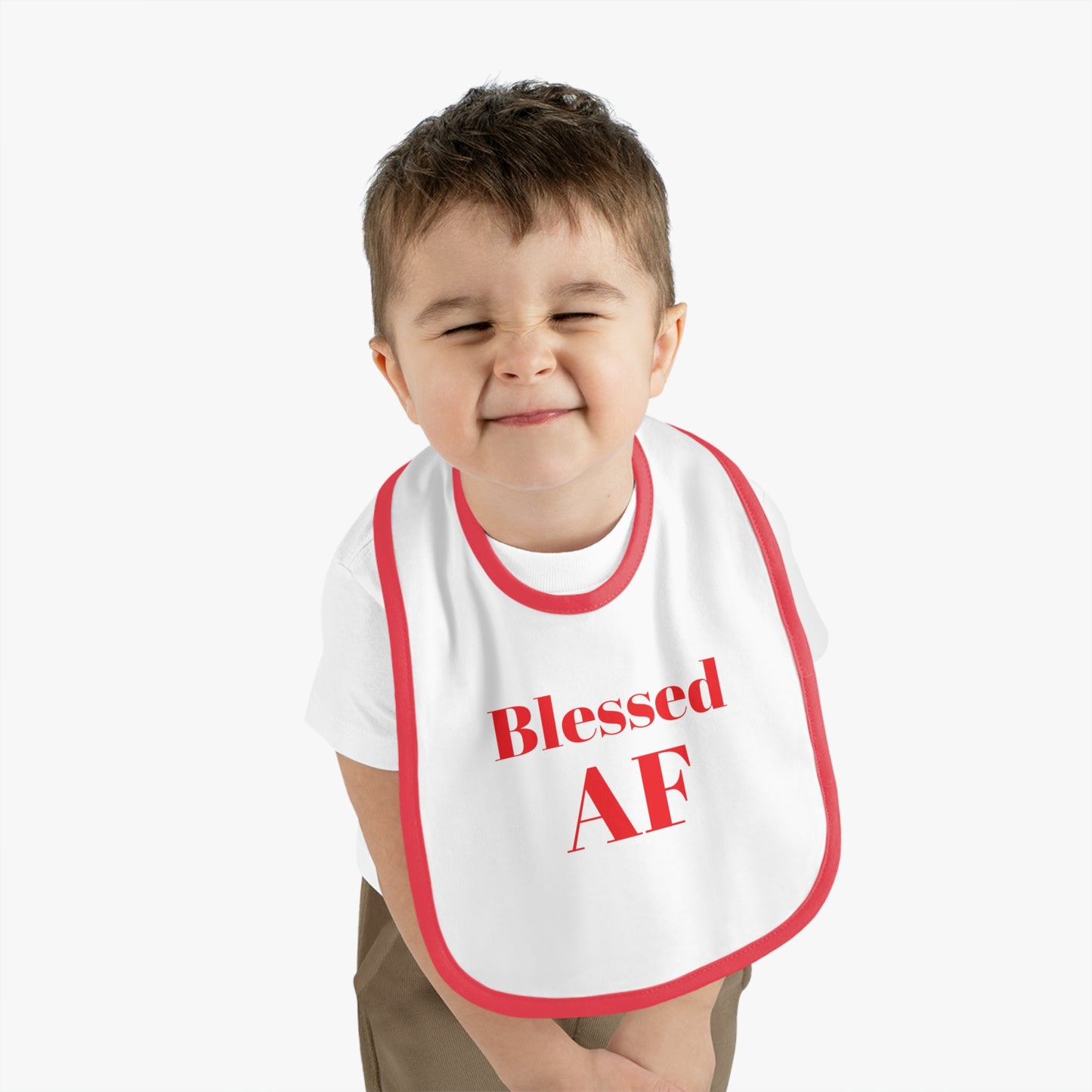 Blessed AF Baby Bib