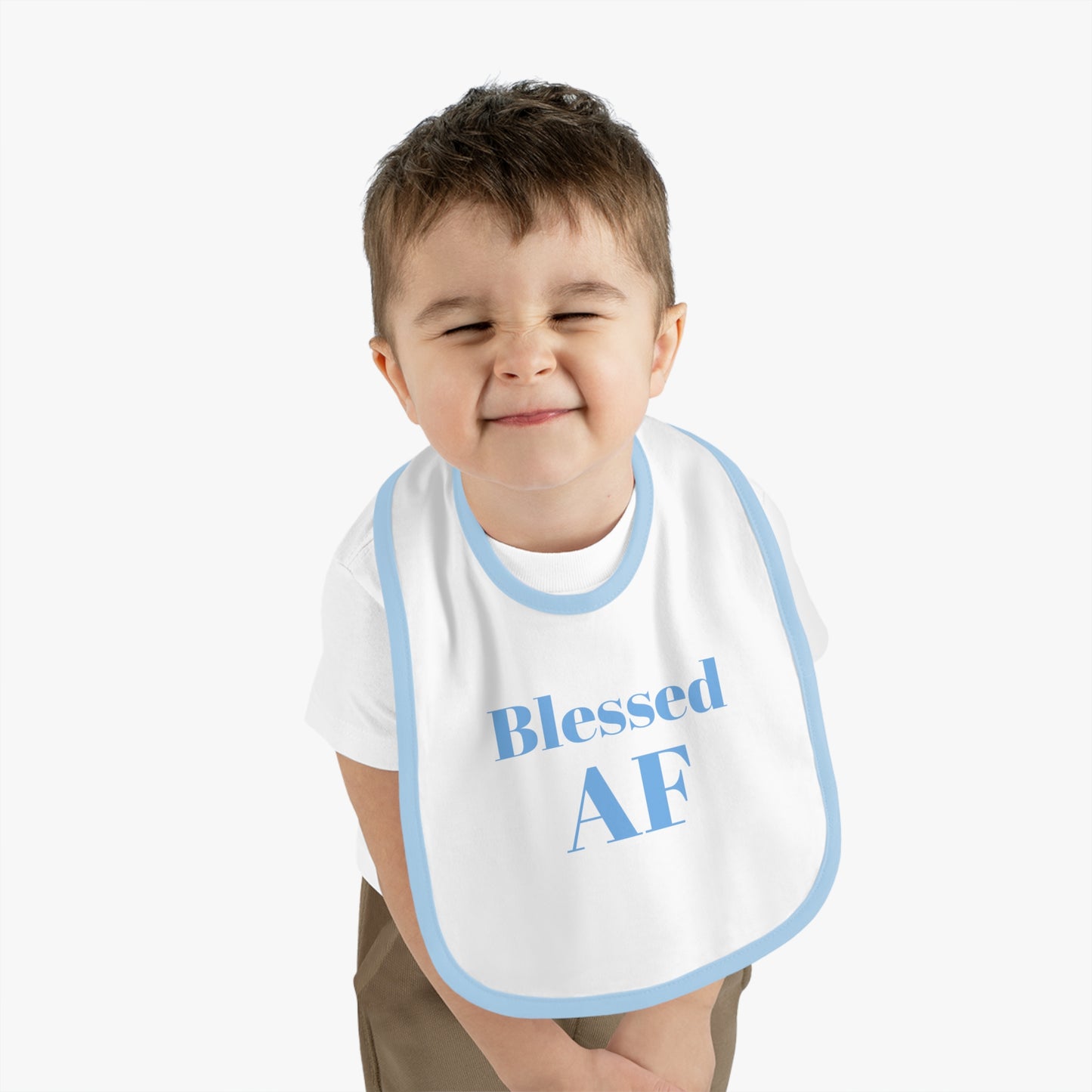 Blessed AF Baby Bib