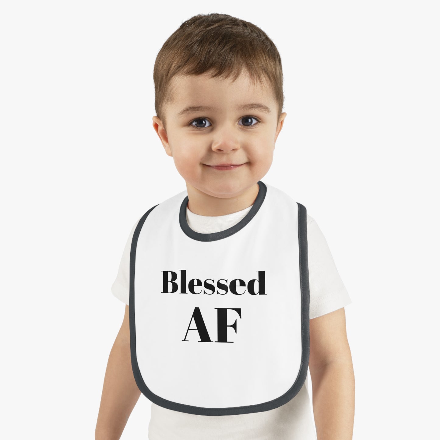 Blessed AF Baby Bib