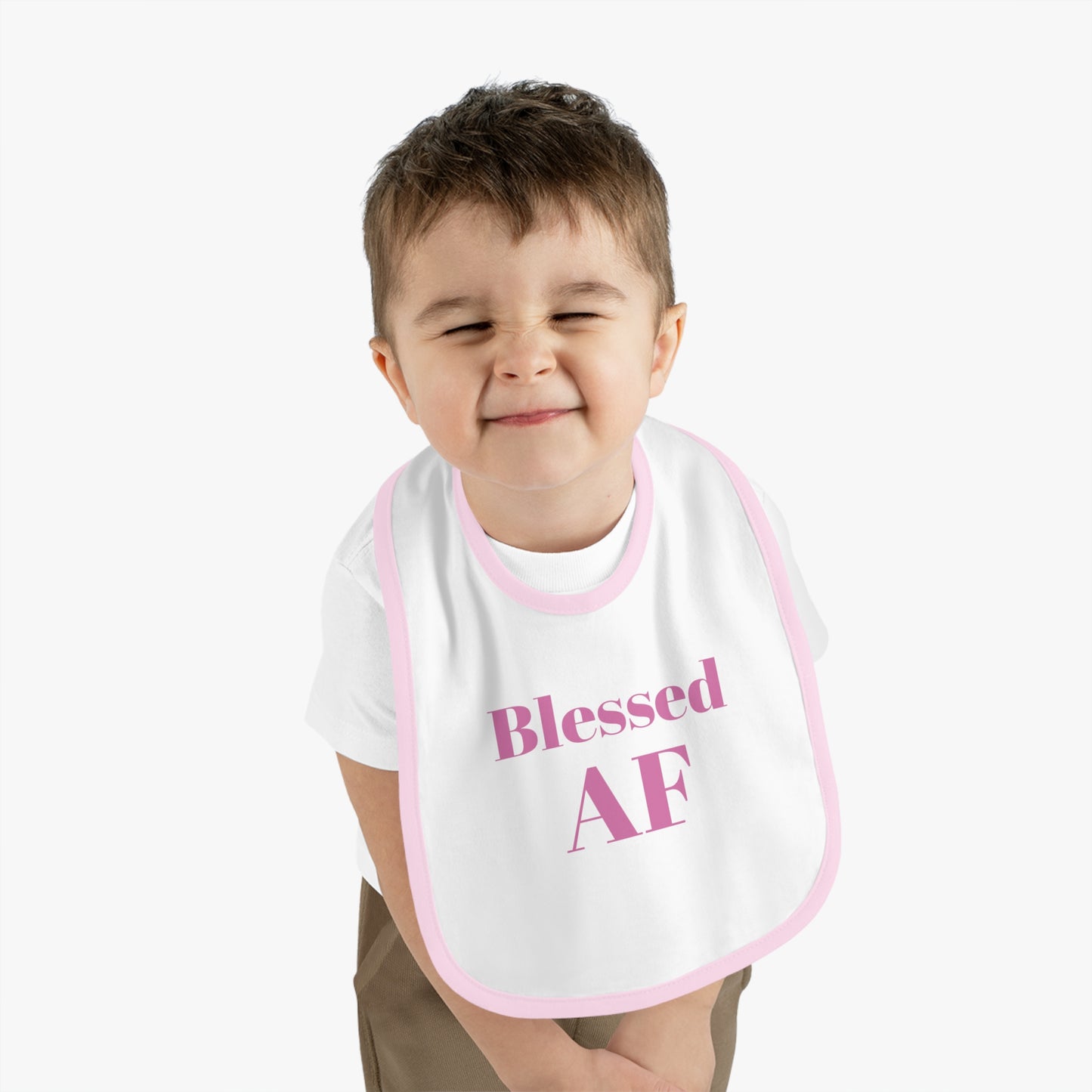 Blessed AF Baby Bib