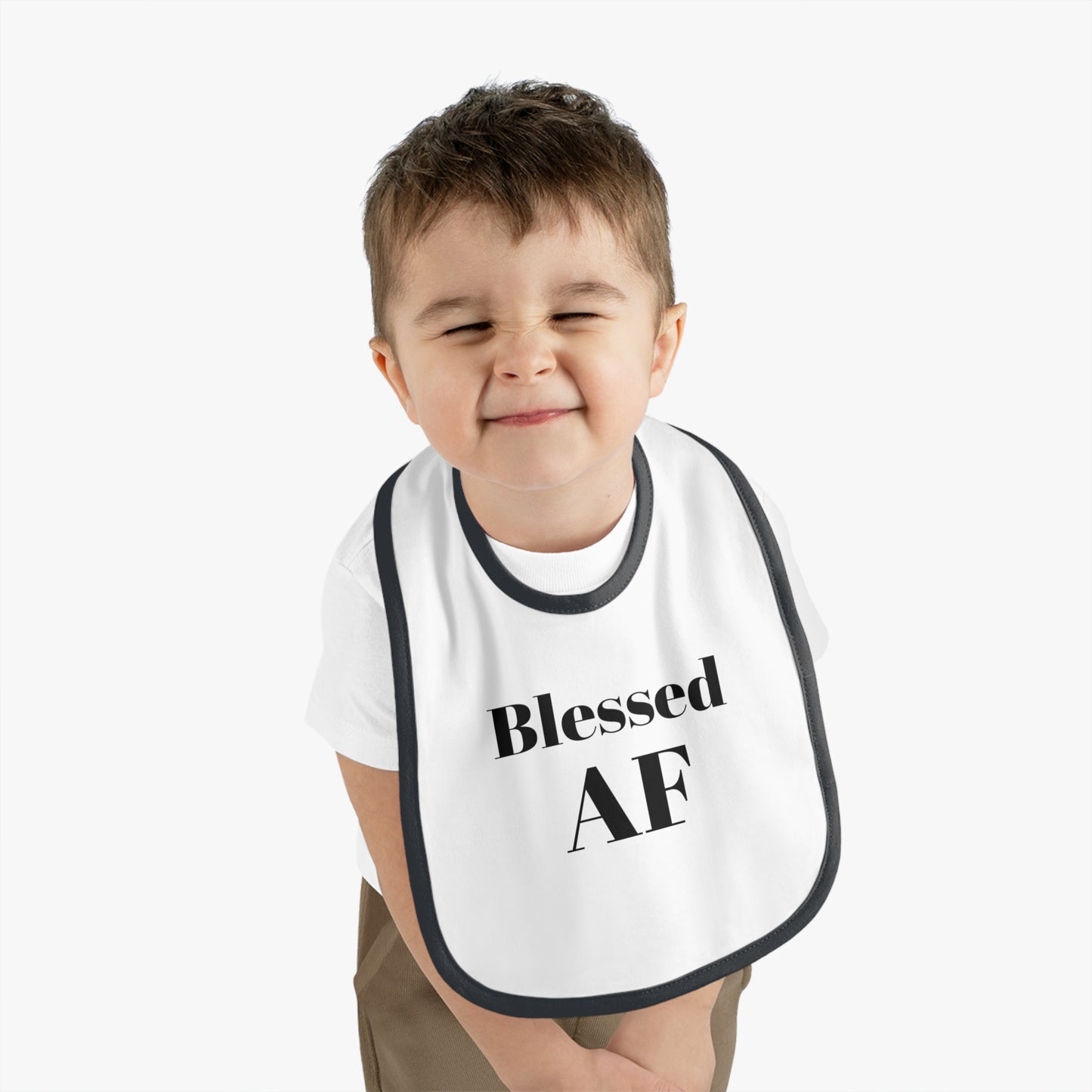 Blessed AF Baby Bib