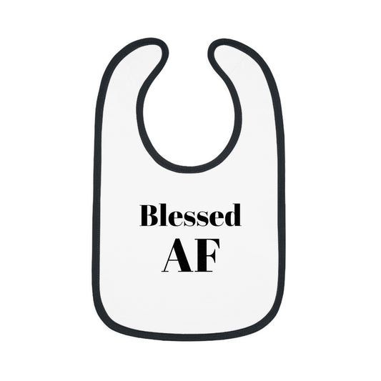 Blessed AF Baby Bib